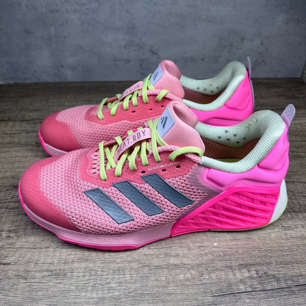 Adidas~Women's~Dropset 3 Trainer Cross Training Semi Pink Sneakers~Size 11